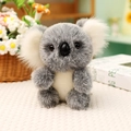 Cute mother and baby koala plush toy in grey and white soft fur for children - 13cm / Single Style / Gray