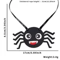 Decorazione a ragno per animali domestici per Halloween con occhi glitter e corda - Scaldacollo per Animali / Stile Ragno Cartone Animato