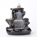 Creative black ceramic backflow incense burner with rocky landscape design and smoke flow - Step by Step Strategy