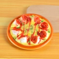 Realistic artificial shrimp and egg pizza food model for display and photography props - Shrimp Pizza
