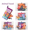 Stoffbuch Tierreise für Babys mit 3D-Schwänzen und bunten Tiermotiven zur Früherziehung - Wildtiere Thema