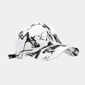 Casquette de baseball artistique graffiti tie-dye avec motifs à l'encre pour les loisirs - 2# Blanc Noir Graffiti