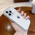Clear silicone phone case compatible with iPhone, shockproof transparent soft cover. - iPhone14 / Clear