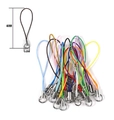 DIY colorful mobile phone straps with metal buckles and 46mm size measurements - Multicolor