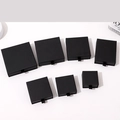 Scatole portagioie a cassetto nero opaco in sette misure con eleganti nastri in raso - Scatola Di Cartone Nera * 7*7*25 Cm (con Imbottitura In Schiuma)