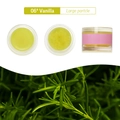 06 Vanilla lip scrub with large particles and smoothing balm in clear jars - 06# Vanilla
