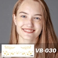 Golden star and planet freckle face tattoo stickers for music festival party makeup - Starry Sky and Stars (VB-030)