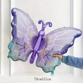 Gradient Butterfly Purple Green