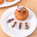 Pics à fruits japonais avec motifs panda et singe pour bento d'enfants - Style Koala et Panda