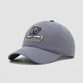 Kids' blue cotton baseball cap with bear embroidery for boys and girls ages 1-3 - 50cm / Blue