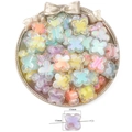 15mm colorful acrylic clover spacer beads for DIY jewelry making and bracelets - Iridescent Four-Petal Flower 15mm (10pcs)