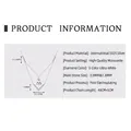 S925 sterling silver double layer necklace with 2ct blue moissanite square pendant - V Layered White Gold