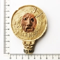 Detailed scale measurement of Rome Mouth of Truth resin magnet at 7.5cm height - Mouth of Truth