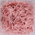 Pink shredded raffia paper filler for gift boxes, soft crinkle cut paper 20g pack - Champagne Pink