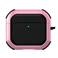 Coque robuste rose et noire pour boîtier AirPods avec indicateur lumineux vert - Rose / AirPods Pro/Pro2