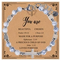 Bracelet Howlite Blanche