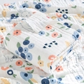 Soft 6-layer cotton gauze baby towel featuring cute blue berry and rabbit pattern - 4-Layer 70*90cm / Straight Edge-Jungle Rabbit
