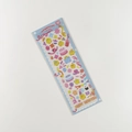 Detail of laser seal stickers with cute cartoon animal patterns and party elements - Birthday Chicken