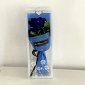 Blue soap rose gift box with heart-patterned packaging and decorative black ribbon - Royal Blue With Box