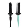 Hair styling vent brush set in black and mint green for voluminous wavy hair styling - Black Gen 2 + Green Gen 2 (2-Piece Set)
