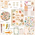 Set de diario DIY bohemio con pegatinas, cuaderno, bolígrafos y papelería - SH017-Set de Diario Bohemio