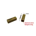 Detailed view of antique bronze 13mm barrel spacer bead showing 2mm hole and texture - Vintage Rectangular Accessory(5#)