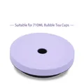 Taro purple matte tumbler lid with straw hole for 710ML stainless steel bubble tea cups - Fits 710ML Cups / Taro Purple