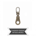 Universal detachable bronze metal zipper puller pendant for luggage and down jackets - Pendant - Bronze