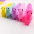Colorful alpaca sensory fidget toys with textured surface in a set of five vibrant colors - Alpaca Stretch Toy