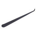 Elegant black shoe horn with decorative leaf texture handle for daily footwear use - Black Wick Dipper / Black