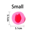 Small 5.1cm pink circular silicone owl mold for DIY resin, fondant, or plaster crafts - Small / Pink