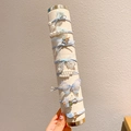 Blue and white elastic hair ties set with pearls and ribbons for girls' styling - Sea Salt Blue