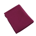 Soft mercerized cotton jersey headscarf in deep burgundy, folded for a smooth finish - 28 Dark Red