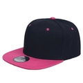 M (56-58cm) Black Top Rose Red Brim
