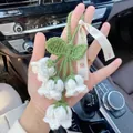 4 Fleurs De Muguet Blanches (sans Ficelle)