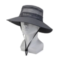 Cappello da sole outdoor grigio scuro con rete traspirante e cinturino regolabile - Taglia unica / grigio scuro