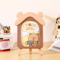 Cadre photo mignon en forme d'ours pour chambre d'enfant sur un bureau en bois clair - Marron [Style Support Ours] / 6 Pouces (10*15.2cm)