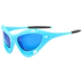 Blue Frame Blue Mirror Lens