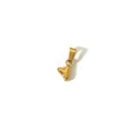 Polished 18k gold plated bubble letter Y pendant for personalized DIY necklace jewelry - Gold Letter Y (TP001-Y)