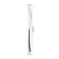 Polished silver stainless steel dinner knife, 22.8cm length, 102g weight for dining - Elegant Dinner Knife