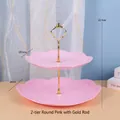 2-Tier Round Pink Gold