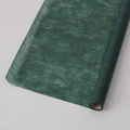 Dark green marble textured non-woven floral wrapping paper for Christmas gift packaging - Spruce Green Milk Cotton / 60cm*10 yards