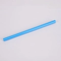 Reusable blue Tritan plastic straw with 1cm wide hole for candy colored cups - 1*20cm / Blue