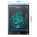 Tavoletta da scrittura LCD 12 pollici azzurra per bambini con schermo monocromatico - Schermo Monocromatico da 12 Pollici / Blu
