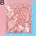 Red and white candy cane clay slices in a clear bag for DIY Christmas nail art crafts - 8-Candy Cane