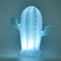 Luz nocturna LED azul con forma de cactus y brillo suave para cuarto de niños - Cactus Verde