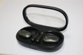 Cuffie Bluetooth X18 OWS open-ear nere con custodia di ricarica e coperchio trasparente - Nero Trasparente