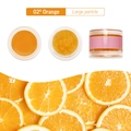 Hydrating orange lip scrub with large exfoliating particles for gentle lip care - Large Particle / 02# Orange