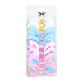 Lot de barrettes licorne arc-en-ciel pour enfants avec motifs cœurs et étoiles - 429-4 Jaune Bleu Ciel Rose