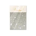 Adesivi per unghie invernali con fiocchi di neve dorati e scritte eleganti per nail art fai-da-te - to3735-Nuovo Fiocco di Neve Dorato